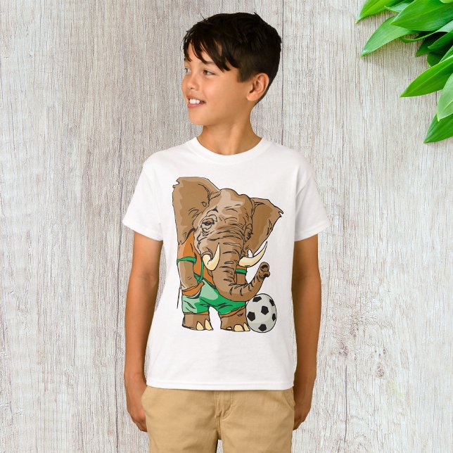 Camiseta Elefante Jugador de Fútbol Divertido animal deport (Subido por el creador)