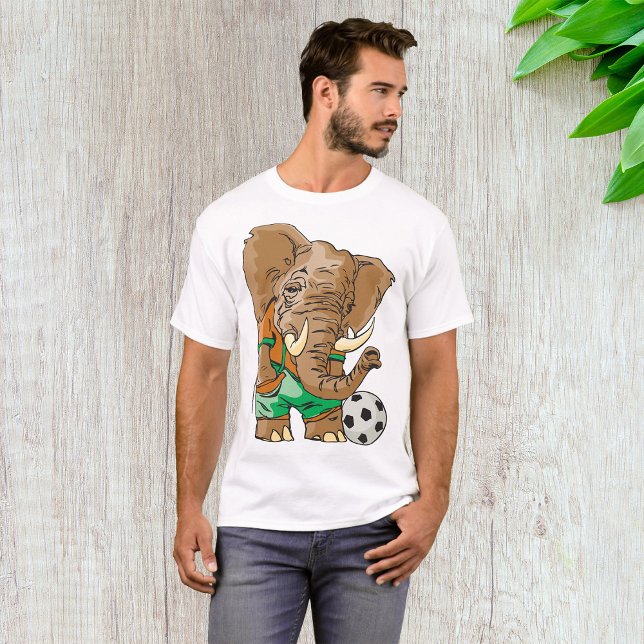 Camiseta Elefante Jugador de Fútbol Divertido animal deport (Subido por el creador)