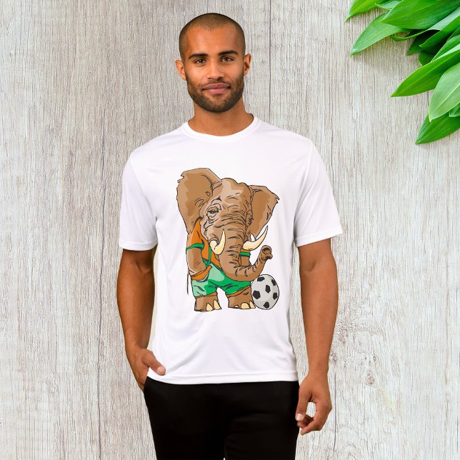 Camiseta Elefante Jugador de Fútbol Divertido animal deport (Subido por el creador)