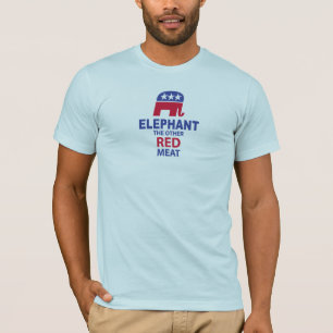 Camiseta Elefante La Otra Carne Roja