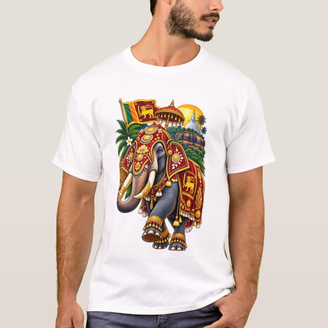 CAMISETA ELEFANTE LANKORA (Anverso)