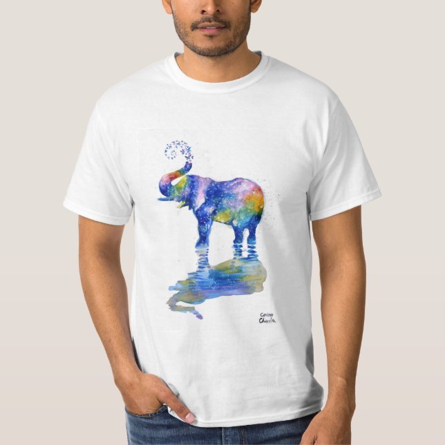 Camiseta elefante lindo (Anverso)