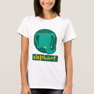 Camiseta elefante lindo
