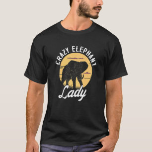Camiseta Elefante loco Zoo Animal Zookeeper Safari