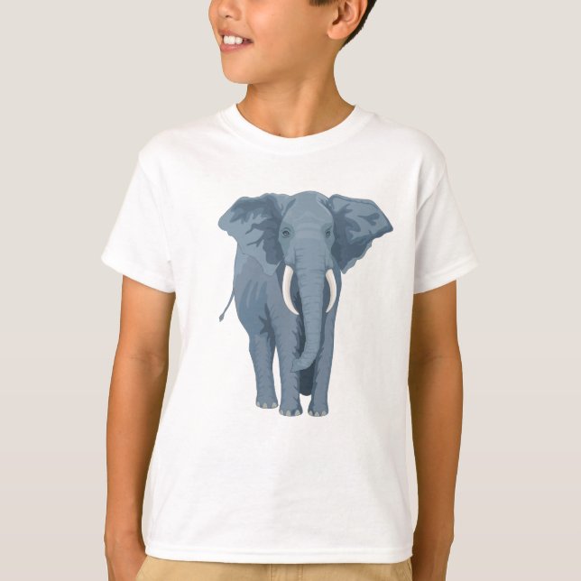 Camiseta Elefante majestuoso (Anverso)