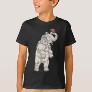 Camiseta Elefante Marinero sombrero de marinero