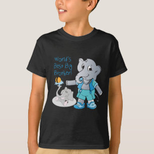 Camiseta Elefante, mejor hermano mayor del mundo