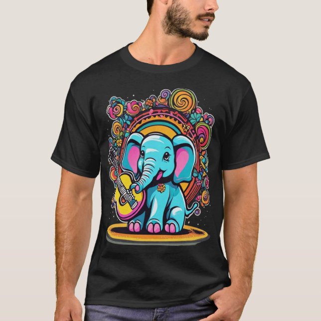 Camiseta Elefante melódico (Anverso)