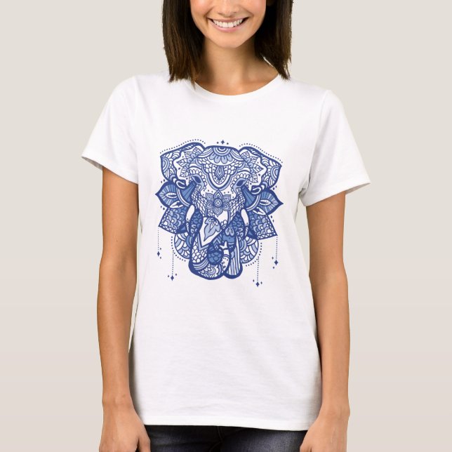 Camiseta Elefante místico (Anverso)