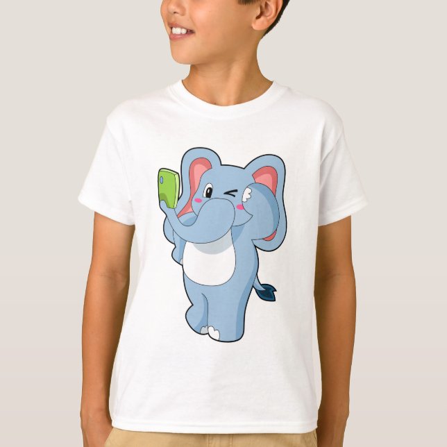 Camiseta Elefante móvil (Anverso)