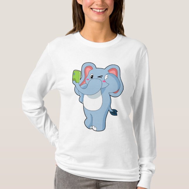 Camiseta Elefante móvil (Anverso)