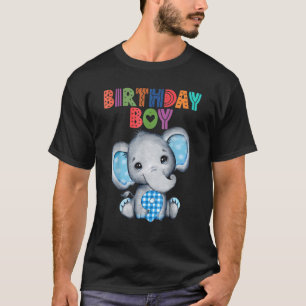 Camiseta Elefante Noveno Niño de 9 Años Elefante Temática