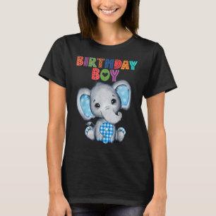 Camiseta Elefante Noveno Niño de 9 Años Elefante Temática