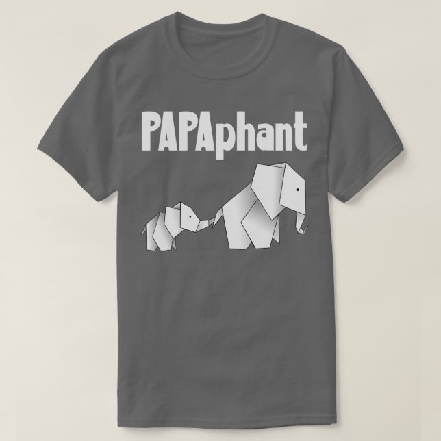 Camiseta Elefante padre padre de PAPAphant Padre padre padr (Diseño del anverso)