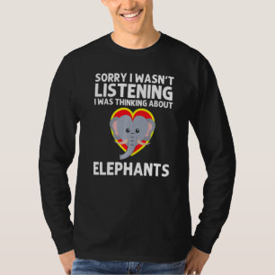 Camiseta Elefante Para Hombres Mujeres Mayor Zoológico Circ