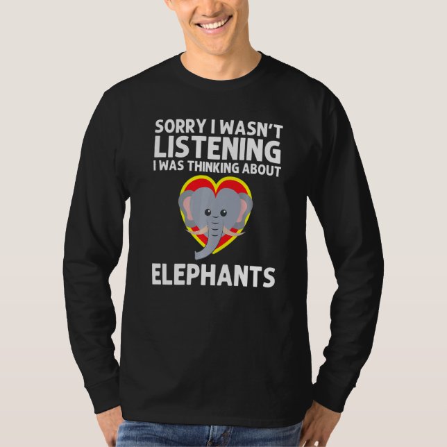 Camiseta Elefante Para Hombres Mujeres Mayor Zoológico Circ (Anverso)