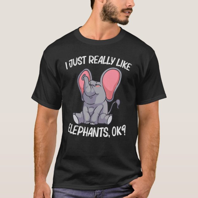 Camiseta Elefante para Hombres Mujeres Vida Silvestre Elefa (Anverso)