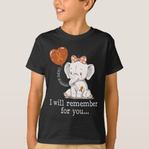 Camiseta Elefante para la toma de conciencia de CRPS