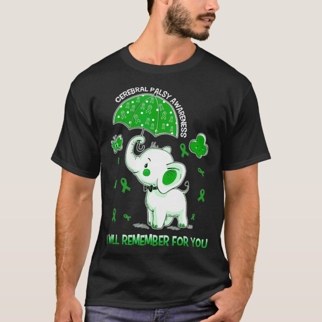 Camiseta Elefante para la toma de conciencia sobre la parál (Anverso)