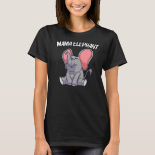 Camiseta Elefante para Mujeres Madres Elefante Indio