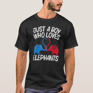 Camiseta Elefante Para Niños Parque Natural Animal