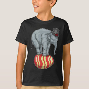 Camiseta Elefante Pascua huevo de Pascua Circo