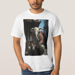 Camiseta Elefante Personalizado Tattooed - Arte callejero