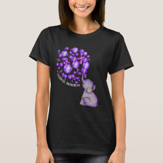 Camiseta Elefante que sopla leones morados sobredosis Aware