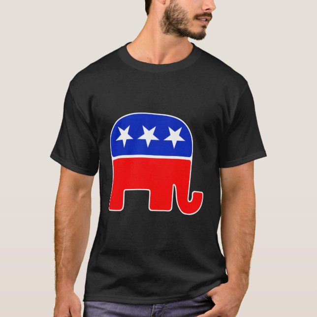 Camiseta Elefante republicano (Anverso)