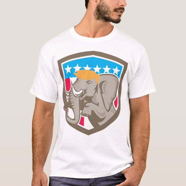 Camiseta Elefante republicano del triunfo (Anverso)