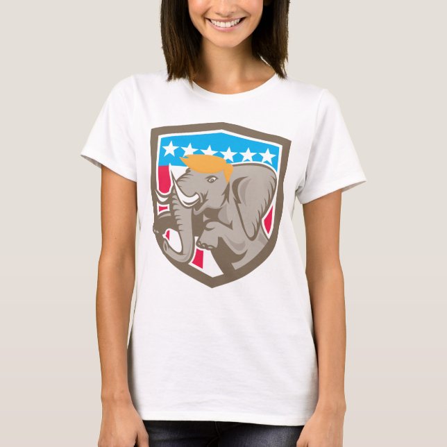 Camiseta Elefante republicano del triunfo (Anverso)