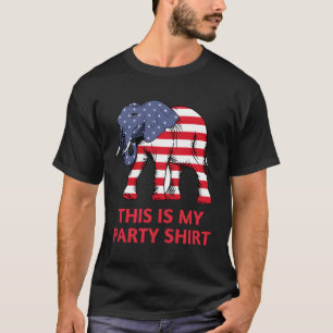 Camiseta Elefante Republicano Este Es Mi Pío