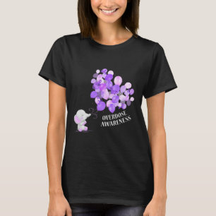 Camiseta Elefante resonando globos Conciencia sobre la sobr