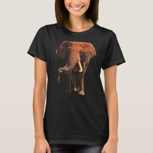 Camiseta Elefante Rojo en Kenia África