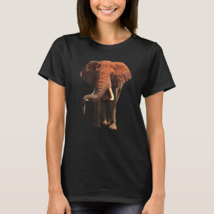 Camiseta Elefante Rojo en Kenia África