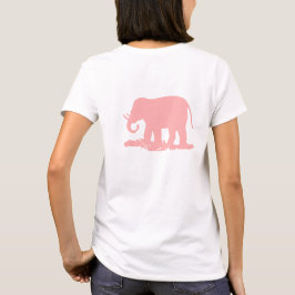 Camiseta Elefante rosa