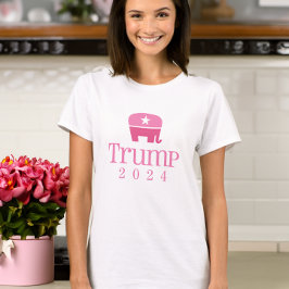 Camiseta Elefante rosa de Trump 2024