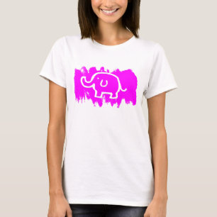 Camiseta Elefante Rosa Lindo