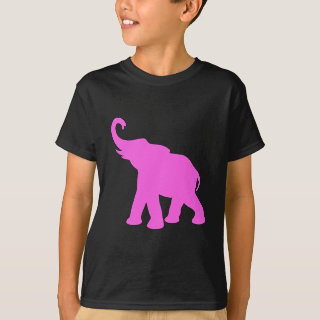 Camiseta Elefante rosado (Anverso)