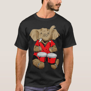 Camiseta Elefante sobre bongos
