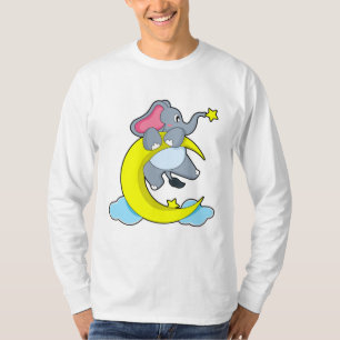 Camiseta Elefante sobre las nubes