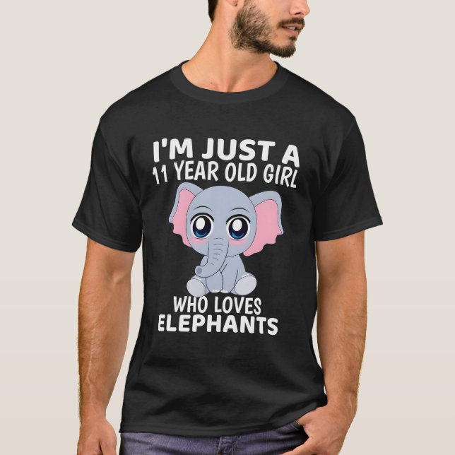 Camiseta Elefante Solo Tengo 11 (Anverso)