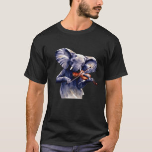 Camiseta Elefante tocando la guitarra