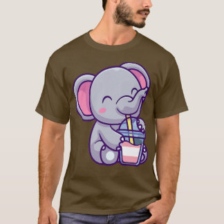 Camiseta elefante transgénero elefante burbuja té transgéne