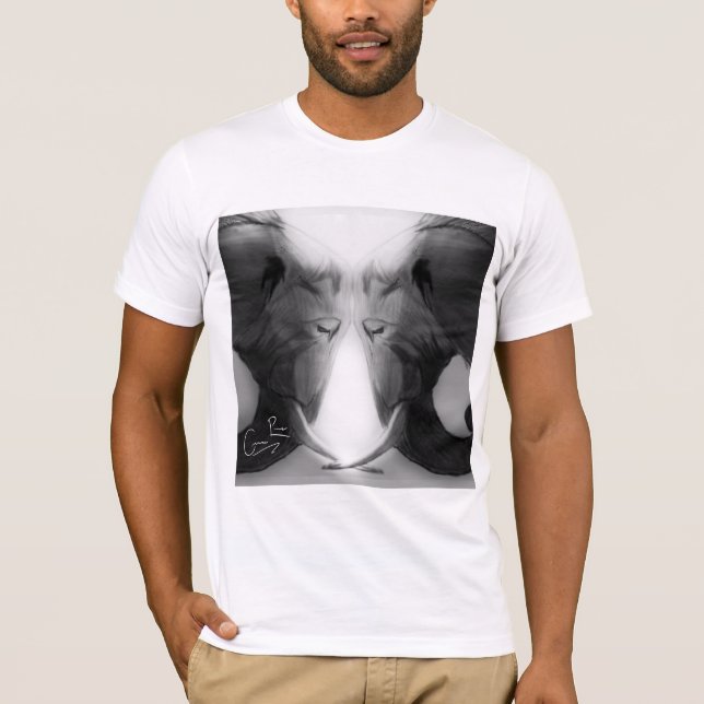 Camiseta Elefante V-Neck (Anverso)