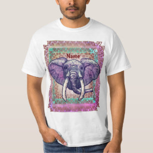 Camiseta Elefante Violeta 