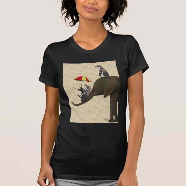 Camiseta Elefante y pingüinos (Anverso)