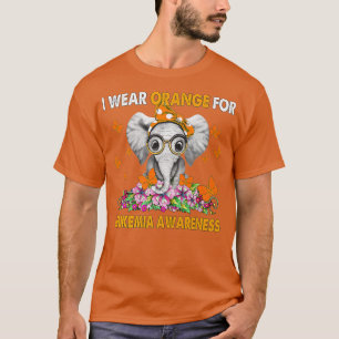 Camiseta Elefante: yo uso Naranja para la prevención de la 