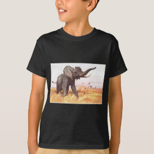 Camiseta Elefantes animales de la Selva Africana Safari