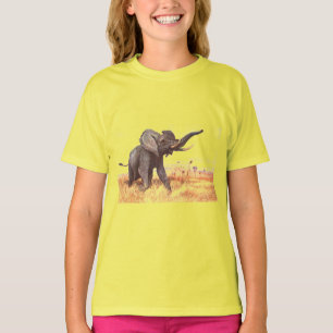 Camiseta Elefantes animales de la Selva Africana Safari